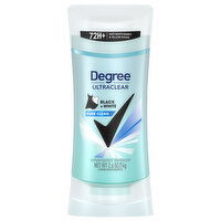 Degree UltraClear Antiperspirant Deodorant, Pure Clean, Black + White, 2.6 Ounce