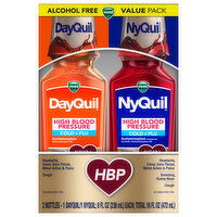 Vicks DayQuil/NyQuil Cold & Flu, High Blood Pressure, Value Pack, 2 Each