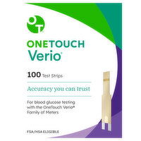 OneTouch Verio Test Strips, 100 Each