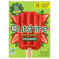 Outshine Strawberry Frozen Fruit Bars, 12 Each