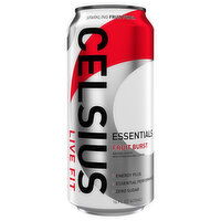 Celsius Live Fit Energy Drink, Fruit Burst, Essentials, 16 Fluid ounce