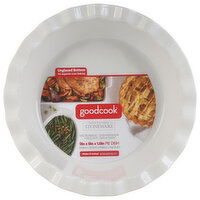 GoodCook Pie Dish, Stoneware, 1.5 Quar, 1 Each