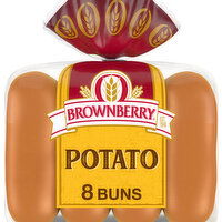 Brownberry Potato Buns, 8 count, 16 oz, 8 Each