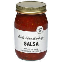 Curt's Special Recipe Triple Hot Salsa, 1 Pint