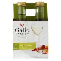 Gallo Family Vineyards Pinot Grigio White Wine 200ml 4pk, 200 Millilitre