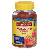 Nature Made Melatonin, 2.5 mg, Gummies, Dreamy Strawberry, 80 Each