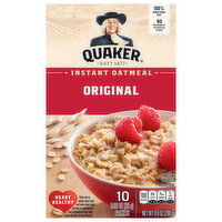 Quaker Instant Original Oatmeal, 10 Each