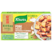 Knorr Bouillon, Pork, Cubes, 6 Each