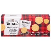 Walker's Shortbread Rounds, All-Butter, Snack Packs, 6 Each