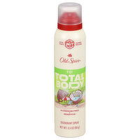 Old Spice Deodorant Spray, Aluminum Free + Sensitive, Total Body, Fiji, 3.5 Ounce