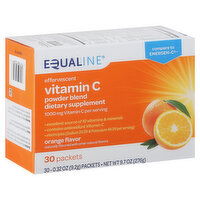 Equaline Vitamin C, Orange Flavor, Effervescent, 30 Each