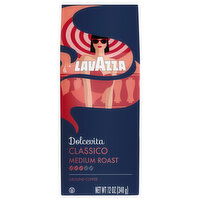 Lavazza Coffee, Ground, Medium Roast, Classico, 12 Ounce