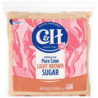C&H Premium Pure Cane Light Brown Sugar, 32 Ounce
