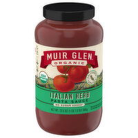 Muir Glen Organic No Sugar Added Italian Herb Pasta Sauce, 23.5 Ounce
