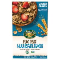 Nature's Path Organic Flax Plus Cereal, Multibran Flakes, 13.25 Ounce