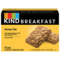 Kind Breakfast Bars, Honey Oat, 6 Pack, 6 Each