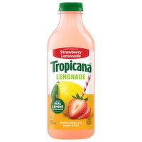 Tropicana Lemonade, Strawberry, 46 Fluid ounce