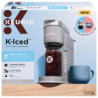 Keurig K-Iced Coffee Maker, Single Serve, Arctic Grey, 1 Each