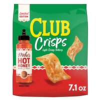 Club Crisps Cracker Crisps, Mike's Hot Honey, 7.1 Ounce