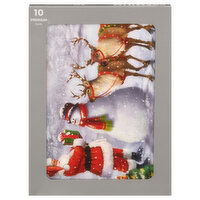 PaperCraft Holiday Collection Holiday Cards, Premium, 10 Each