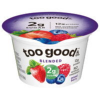 Too Good & Co. Blended Ultra-Filtered Cultured Low Fat Milk Mixed Berry Yogurt, 5.3 Ounce