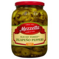 Mezzetta Sliced Tamed Jalapeno Peppers, Medium Heat, 32 Fluid ounce