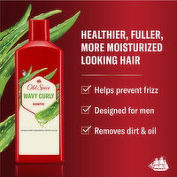 Old Spice Wavy Curly Hair Shampoo for Men, 13.5 Ounce