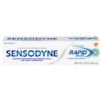 Sensodyne Toothpaste, Extra Fresh, Rapid Relief, 3.4 Ounce