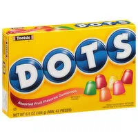 Dots Gumdrops, Assorted Fruit Flavored, 6.5 Ounce