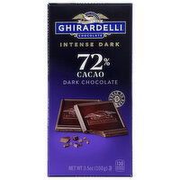 Ghirardelli Intense Dark 72% Cacao Dark Chocolate, 3.5 Ounce