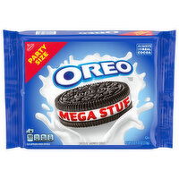 Oreo Mega Stuf Chocolate Sandwich Cookies Party Size, 25.35 Ounce