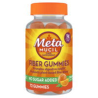 Metamucil Not Applicable Fiber Gummies Supplement, Orange Flavor, 72 Each