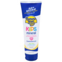 Banana Boat Kids Sunscreen Lotion, Mineral, Broad Spectrum SPF 50+, Family Size, 9 Fluid ounce