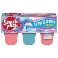 Snack Pack Unicorn Magic Flavored Pudding, 6 Each