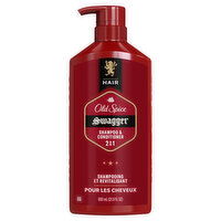 Old Spice Old Spice Shampoo and Conditioner for Men, Swagger 2in1, Healthier, Fuller, More Moisturized Looking Hair, 21.9 fl oz, 21.9 Fluid ounce