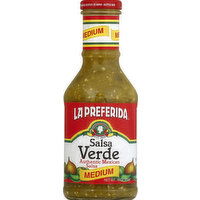 La Preferida Salsa, Verda, Medium, 16 Ounce