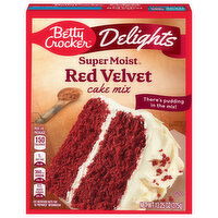 Betty Crocker Super Moist Delights Red Velvet Cake Mix, 13.25 Ounce