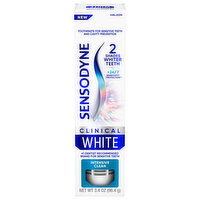 Sensodyne Toothpaste, Intensive Clean, Clinical White, 3.4 Ounce