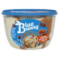 Blue Bunny Frozen Dairy Dessert, Caramel Butter Pecan Praline, 46 Fluid ounce