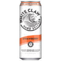 White Claw Hard Seltzer Hard Seltzer, Strawberry, 19.2 Fluid ounce