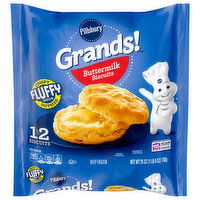 Pillsbury Grands! Biscuits, Buttermilk, 12 Each