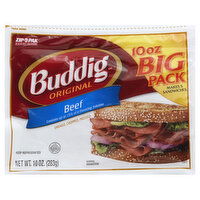 Buddig Original Beef, Smoked/Chopped/Pressed, Big Pack, 10 Ounce