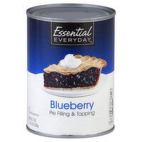 Essential Everyday Pie Filling & Topping, Blueberry, 21 Ounce