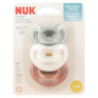 Nuk Comfy Pacifier, Silicone, 0-6 Month, 1 Each