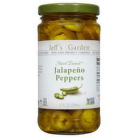 Jeff's Garden Sliced Tamed Jalapeno Peppers, 12 Fluid ounce