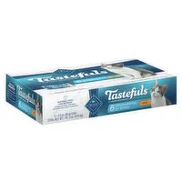 Blue Buffalo BLUE Tastefuls Natural Kitten Pate Wet Cat Food Multi-Pack, Chicken Entrée, 18 Ounce