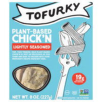 Tofurky Chick'n, Lightly Seasoned, Plant-Based, 8 Ounce