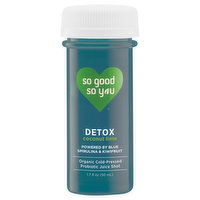 So Good So You Probiotic Juice Shot, Detox, Coconut Lime, 1.7 Fluid ounce