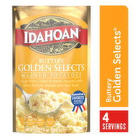 Idahoan Buttery Golden Selects® Mashed Potatoes, 4.1 Ounce