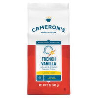 Camerons Coffee Bag, Flavored, French Vanilla, Light Roast Ground Coffee, 12 Ounce